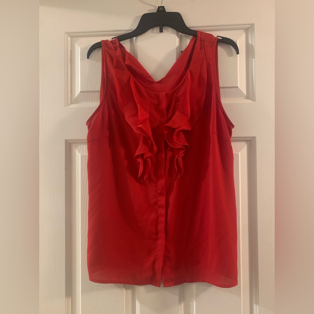 Kenneth Cole blouse tank - red, size L ♥️